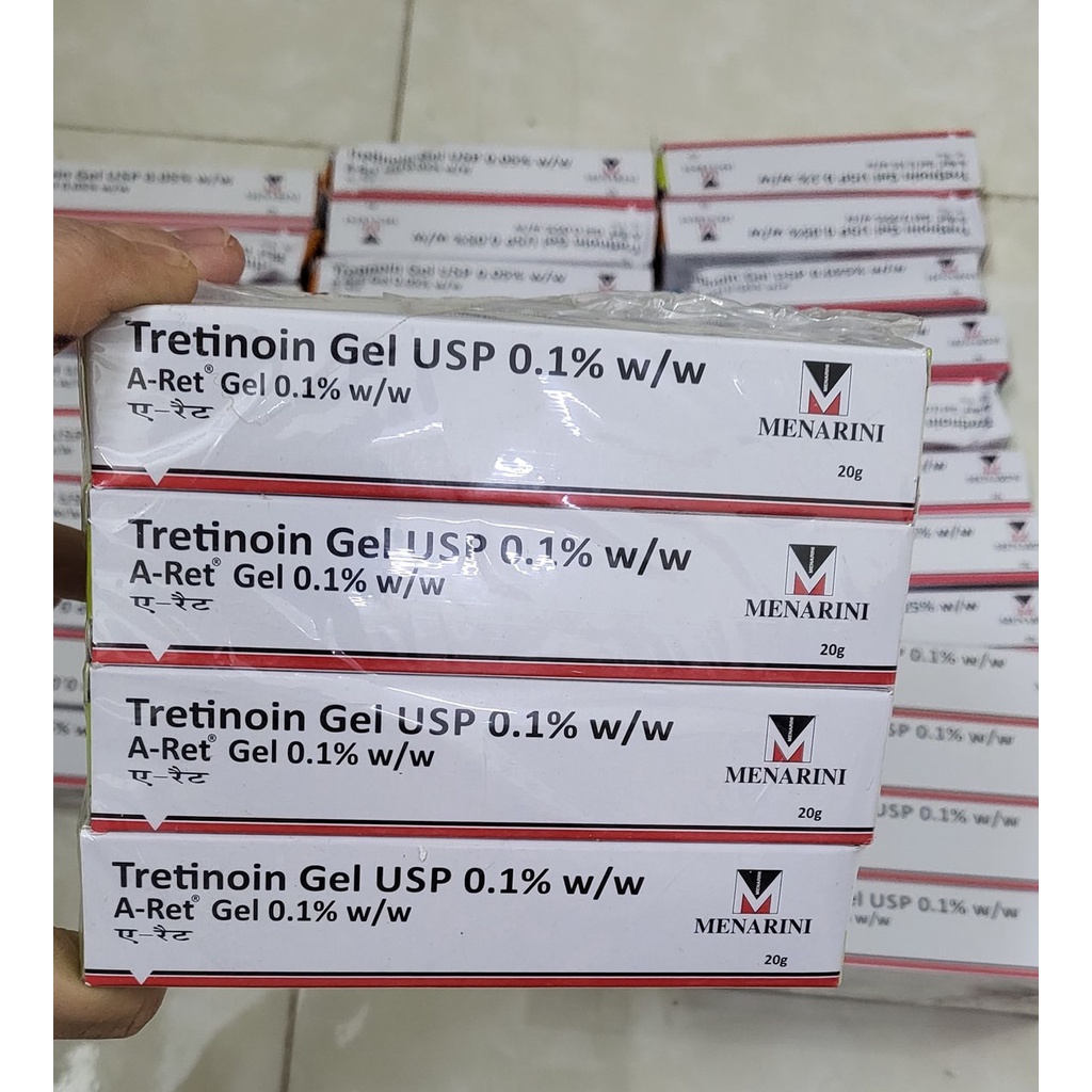 [ĐỒNG GIÁ 80K] TRETINOIN_ARET_USP Tretinoin 0.1%, 0.05%, 0.025%, GEL GIẢM MỤN, TRẺ HÓA DA