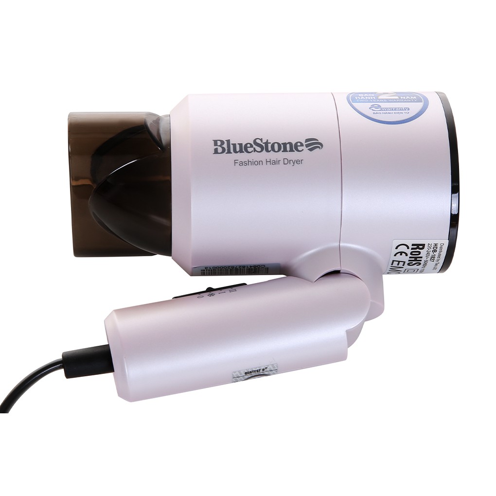 Máy sấy tóc Bluestone HDB-1827 1100W gấp gọn 3 tốc độ sấy - Chính hãng BH 12 tháng