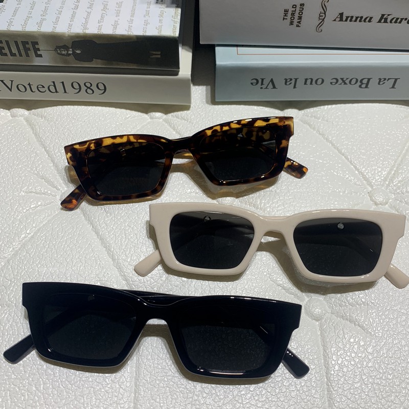 Kính Mát Gọng Vuông Chống Tia Uv400 Phong Cách Retro Thời Trang | BigBuy360 - bigbuy360.vn