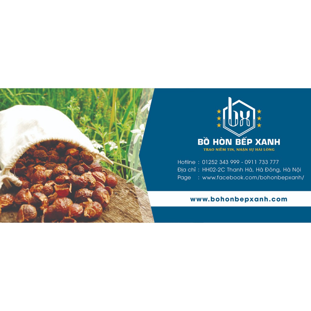 Combo Bồ Hòn Bếp Xanh