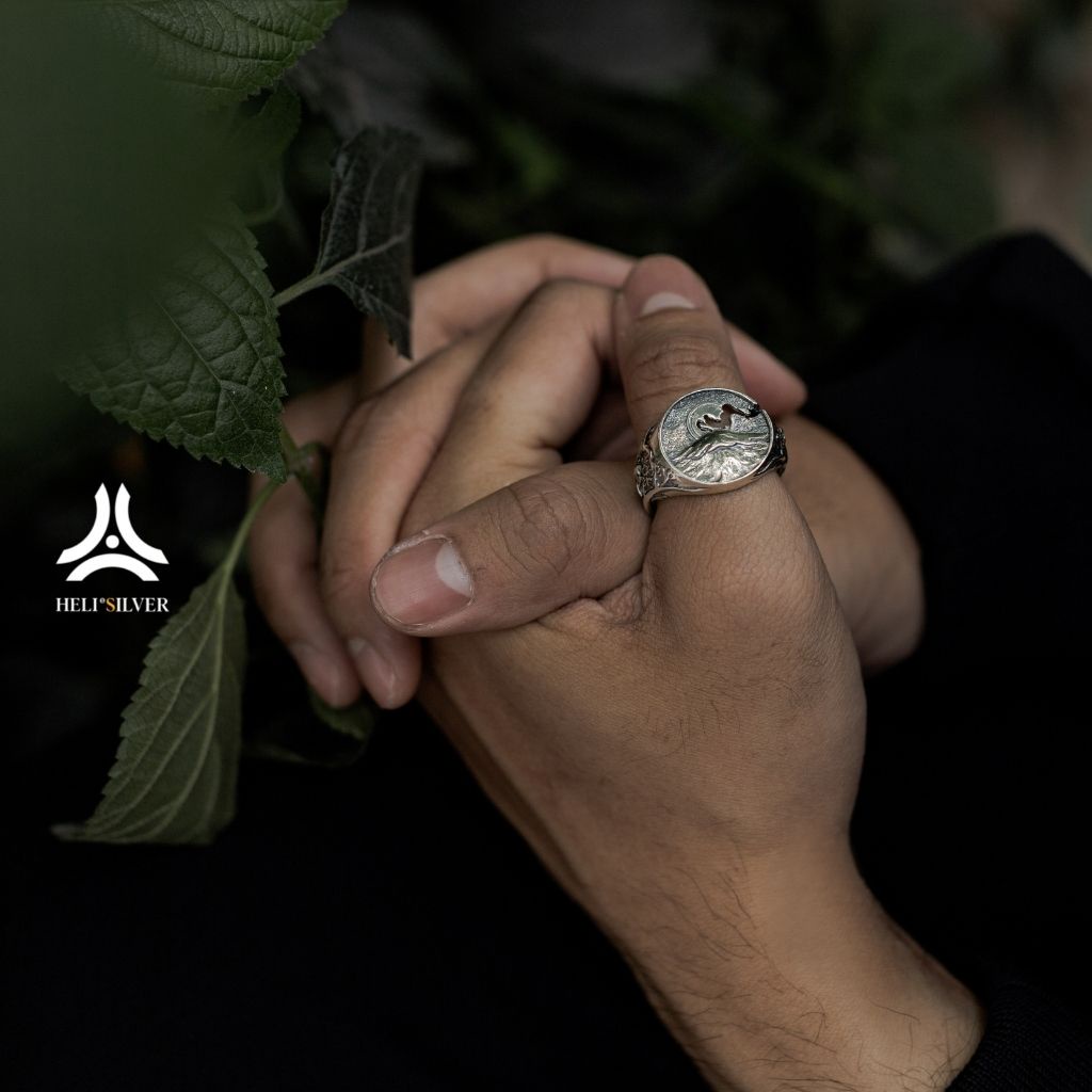 Nhẫn bạc nam, nữ HeliSilver FUSHI RING Helios Original S925