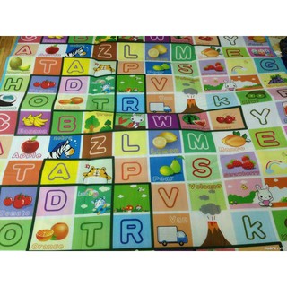 Thảm maboshi 2 mặt chống thấm cho bé đủ size ( họa tiết ngẫu nhiên) - LCTQ