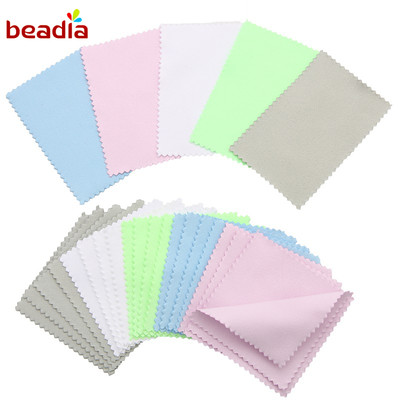 Vải lông cừu Beadia hai mặt nhiều màu sắc dùng để lau trang sức