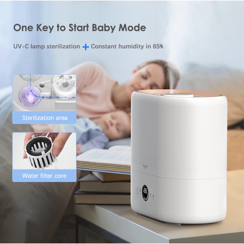 [Chính hãng] Máy phun sương tạo độ ẩm thông minh cao cấp Deerma ST636