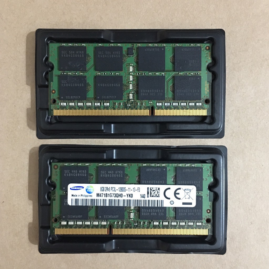 Ram laptop DDR3L 8GB bus 1600 Hynix/Samsung/Kingston PC3L-12800s.
