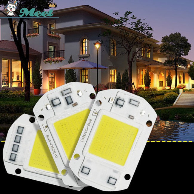 220V LED Floodlight 20W/30W/50W White/Warm Driver Smart Integrated Light Chip COB IC