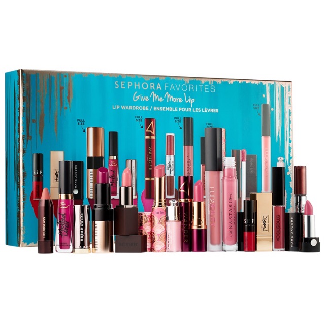 Tách set son Sephora give me more lip 2017
