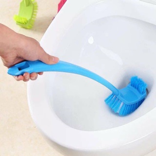 Chổi Cọ Nhà Vệ Sinh Cọ Bồn Cầu Thiết Kế Gọn Nhẹ Chà Sạch Mọi Vết Bẩn 2 Đầu Hình Chữ Nhật ( Giao Màu Ngẫu Nhiên)