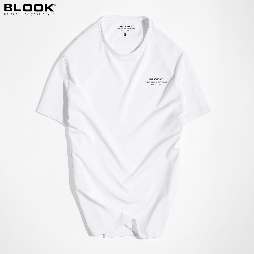 Áo thun nam cổ tròn BLOOK vải CVC co giãn tốt, dày dặn, nhiều màu, mã 32092 | BigBuy360 - bigbuy360.vn