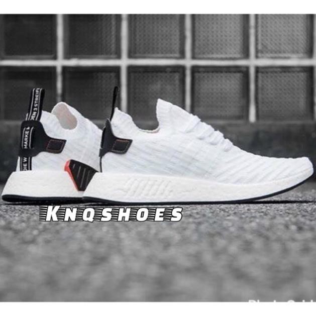 Siêu SALE [ big sales] GIẦY THỂ THAO Sneaker NMD R2 WHITE BLACK ❕ .2020 [  HÀNG CHUẨN ]