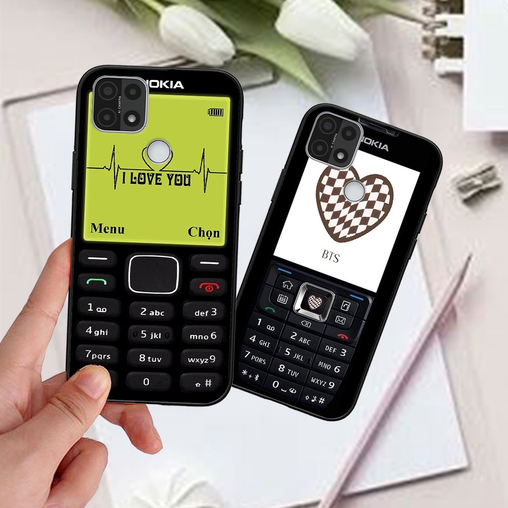 Ốp Oppo A15 / A15s bộ hình điện thoại nokia huyền thoại , BTS , Vpop cute