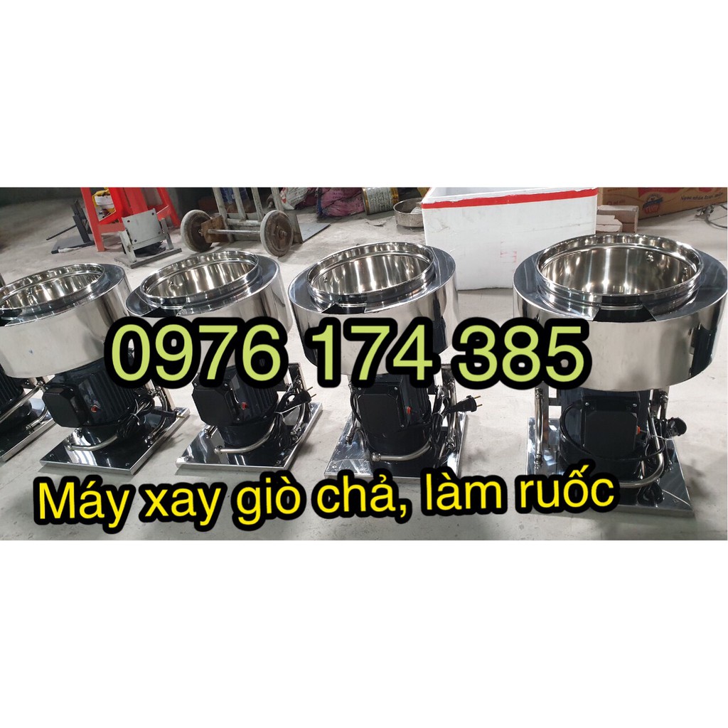 Máy xay giò chả, xay nhuyễn thịt làm xúc xích, pate, xay cua cá rau củ
