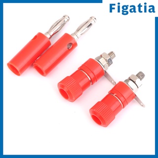 Set 10 đầu cắm bắp chuối 4mm + 10 đầu nối 4mm