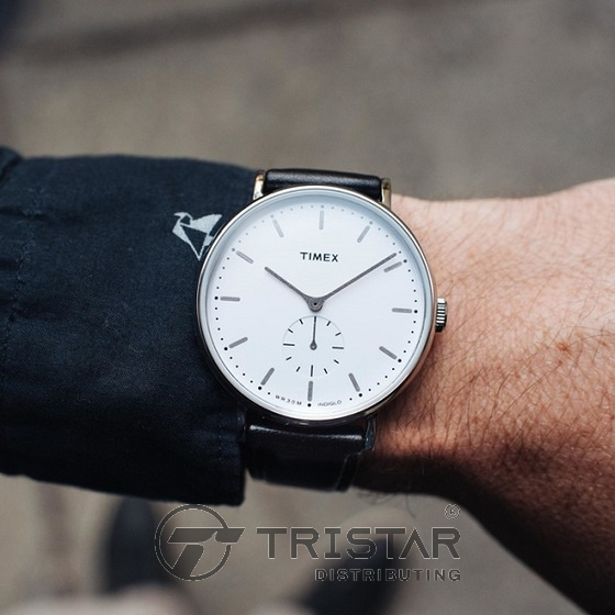 Đồng hồ Nam Timex Fairfield TW2R38000 Dây Da - Chính Hãng