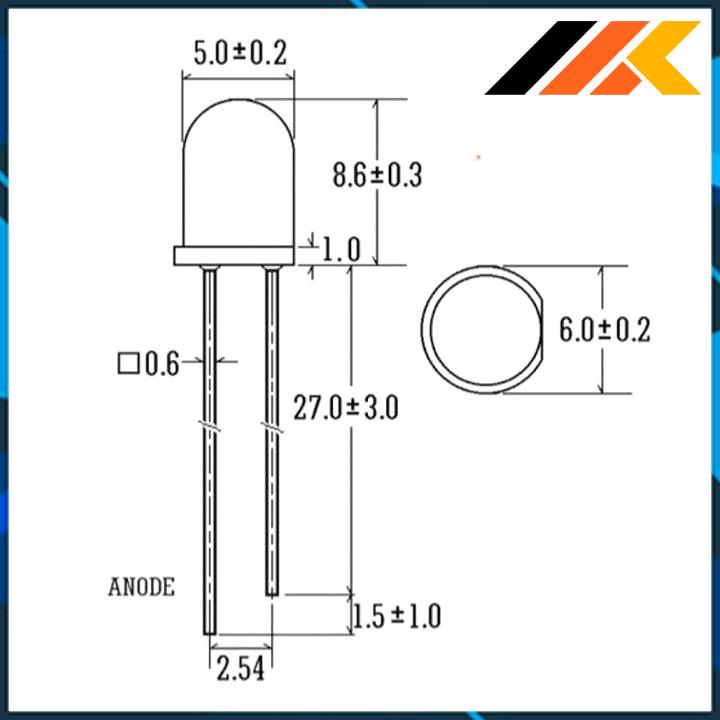 Gói 10 Con Led Siêu Sáng Ø5