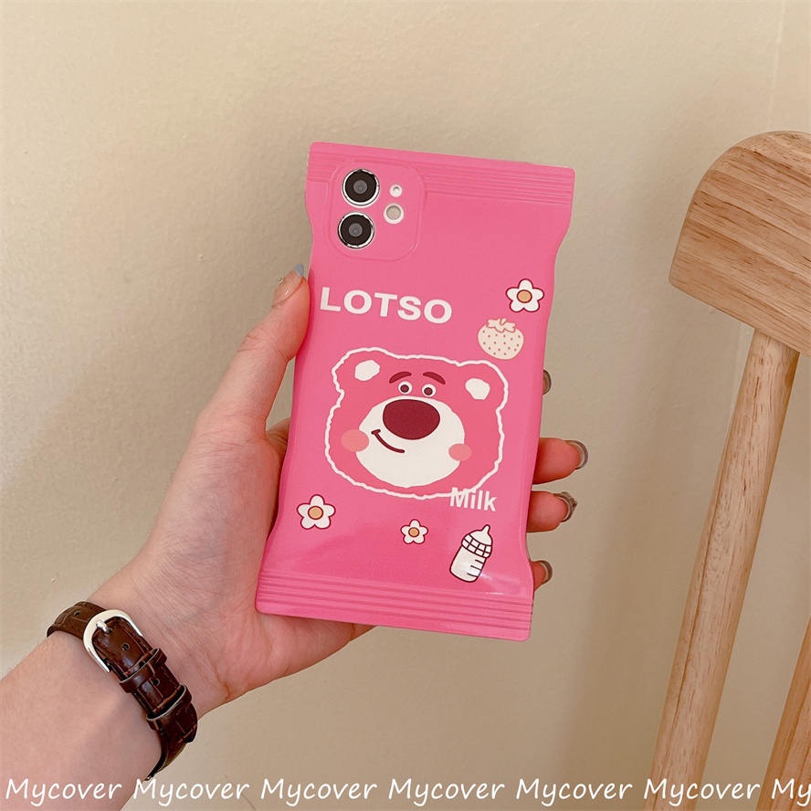 Ốp Điện Thoại Silicon Mềm Họa Tiết Hoạt Hình Màu Kẹo Cho iPhone 14 13 12 11 Pro Max X XR Xs Max 6 7 8 Plus SE 2020