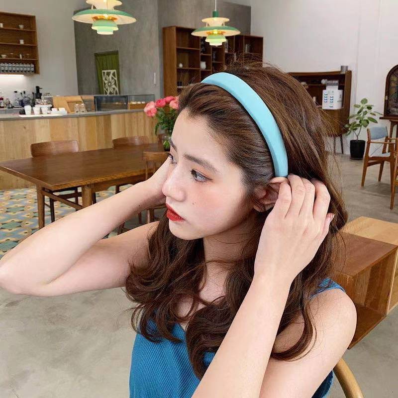 Cài tóc mềm mại kế đơn giản thời trang phong cách Hàn Quốc