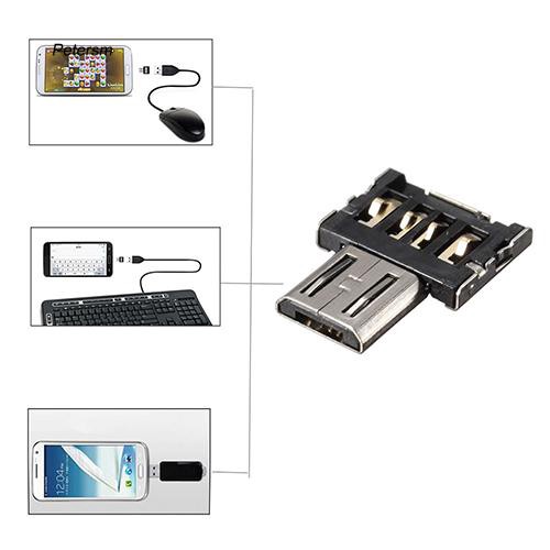 Đầu Chuyển Đổi Micro Usb Sang Usb Otg Cho Điện Thoại Android / Máy Tính Bảng