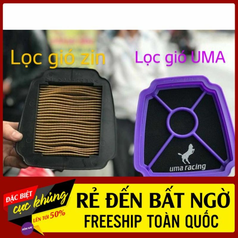 Lọc gió Uma Racing Exciter150 winner v1 v2