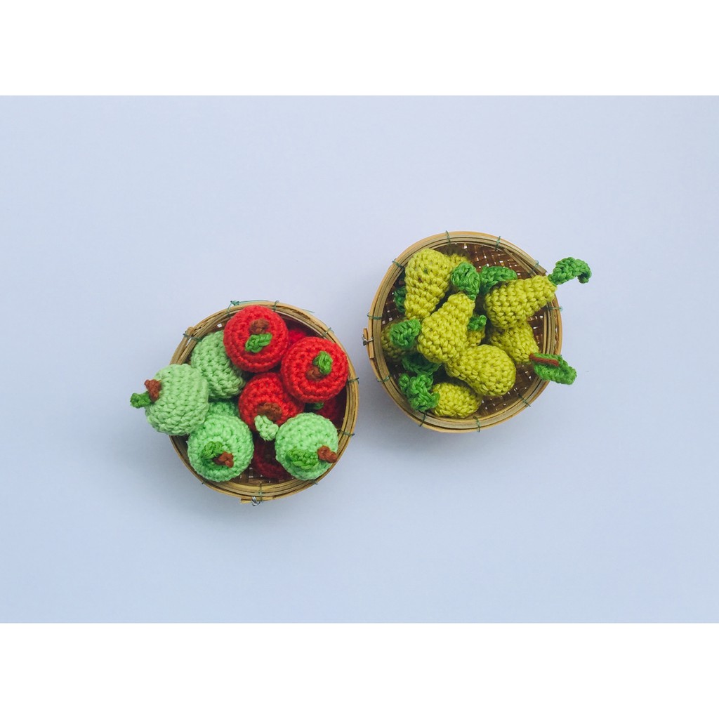 Trái cây mini len sợi handmade-@bellascrochet_corner