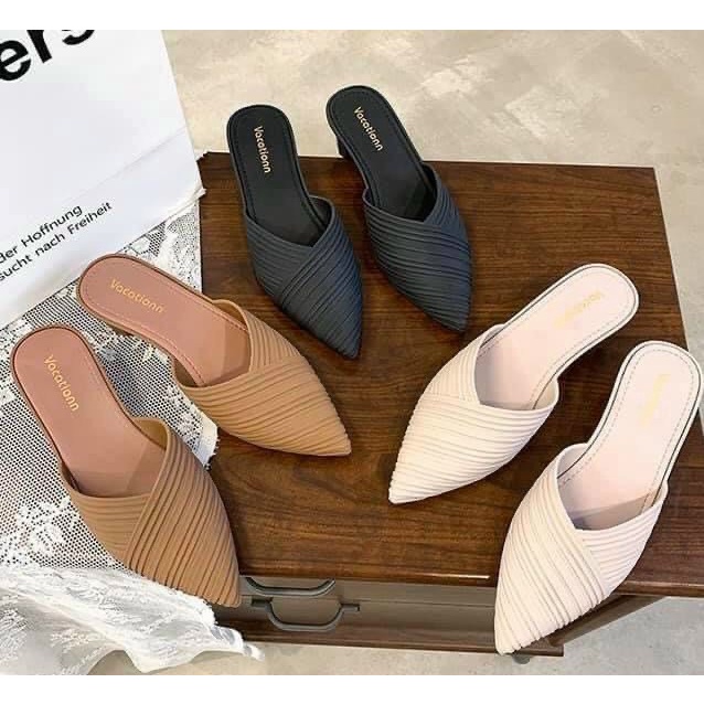 Dép  sục cao su nữ, Guốc nữ hot trend 3cm