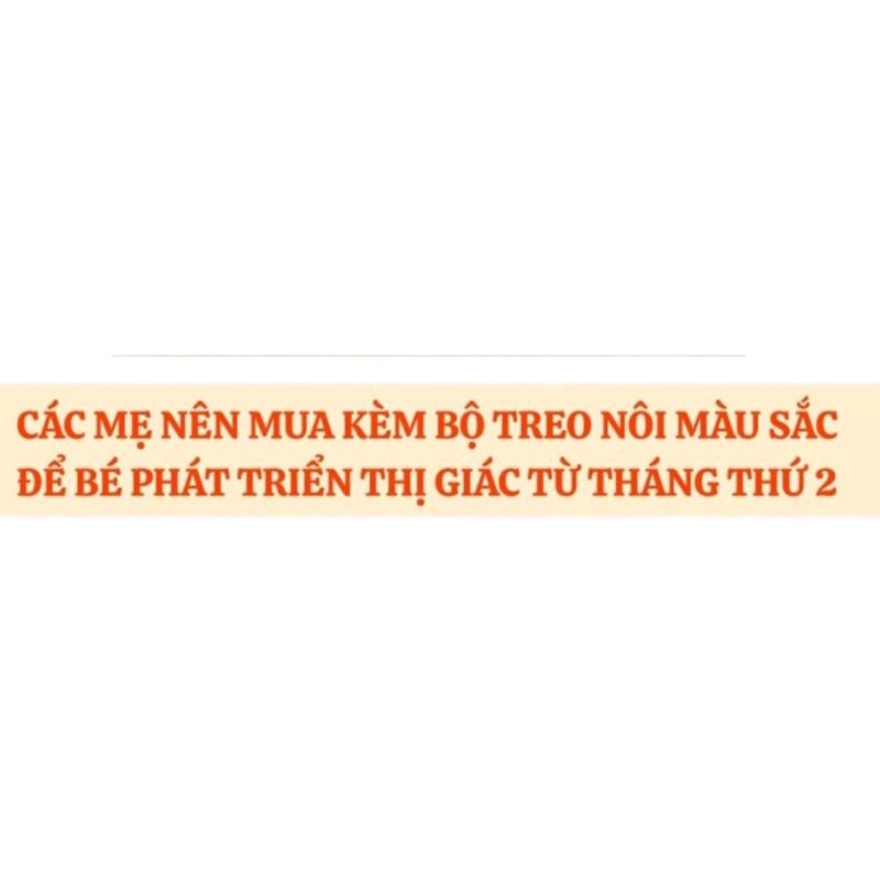 Treo nôi cũi cho bé từ 0m Happykids nhiều mẫu để chọn