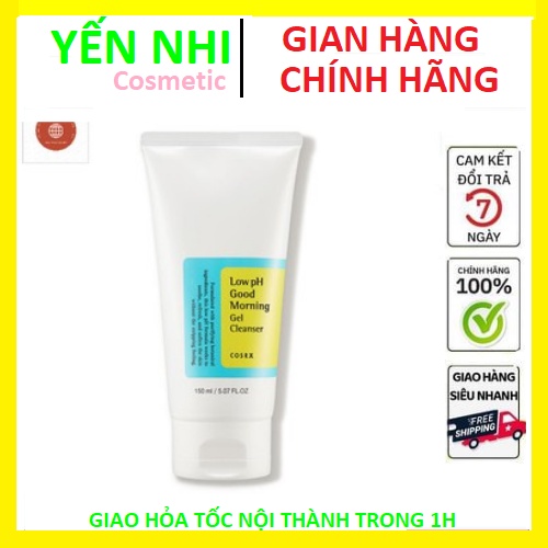 Sữa Rửa Mặt Dạng Gel Chiết Xuất Từ Dầu Cây Trà Cosrx Low PH Good Morning Gel Cleanser 150 ml