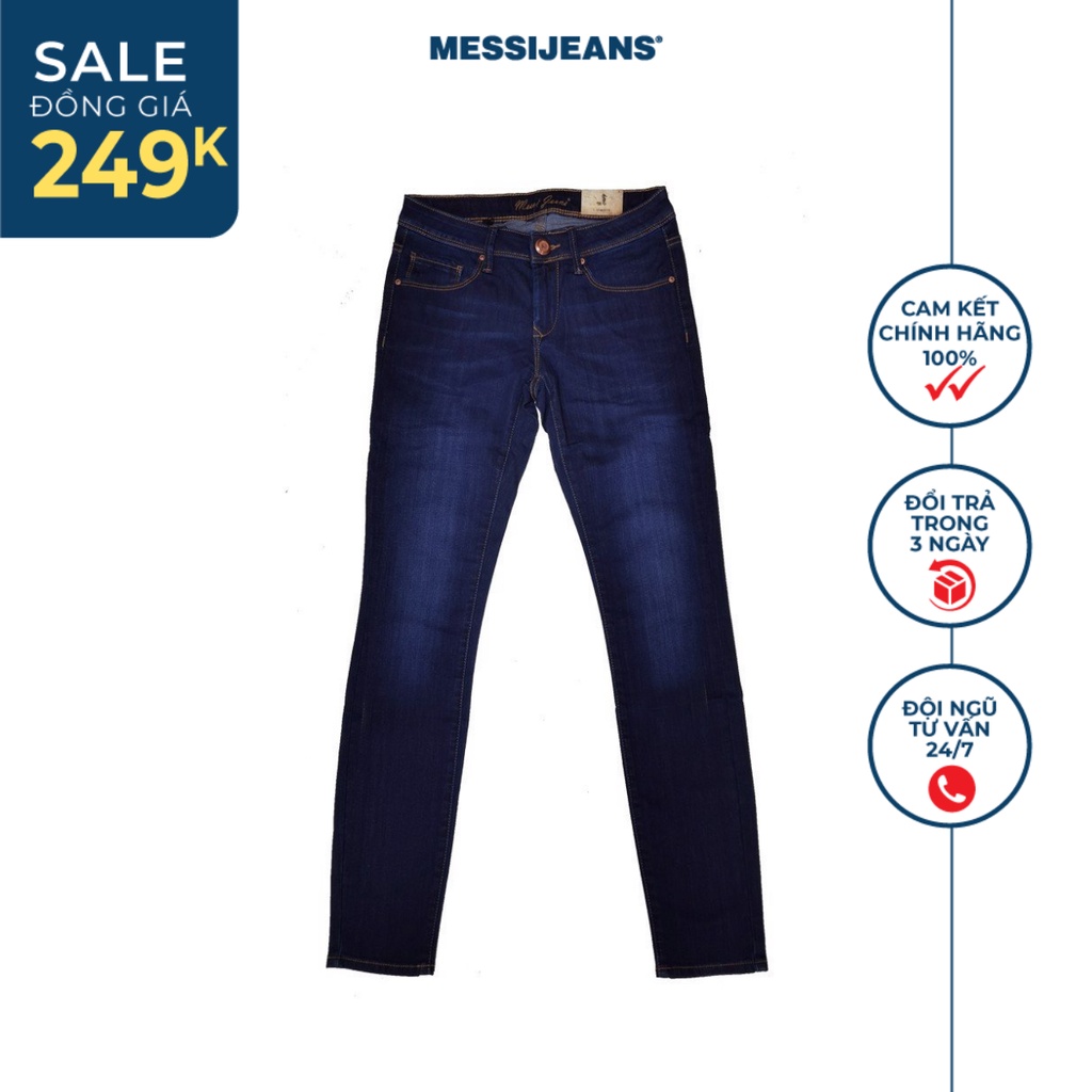 Quần jeans dài nữ ống ôm MESSI SJW-570-17