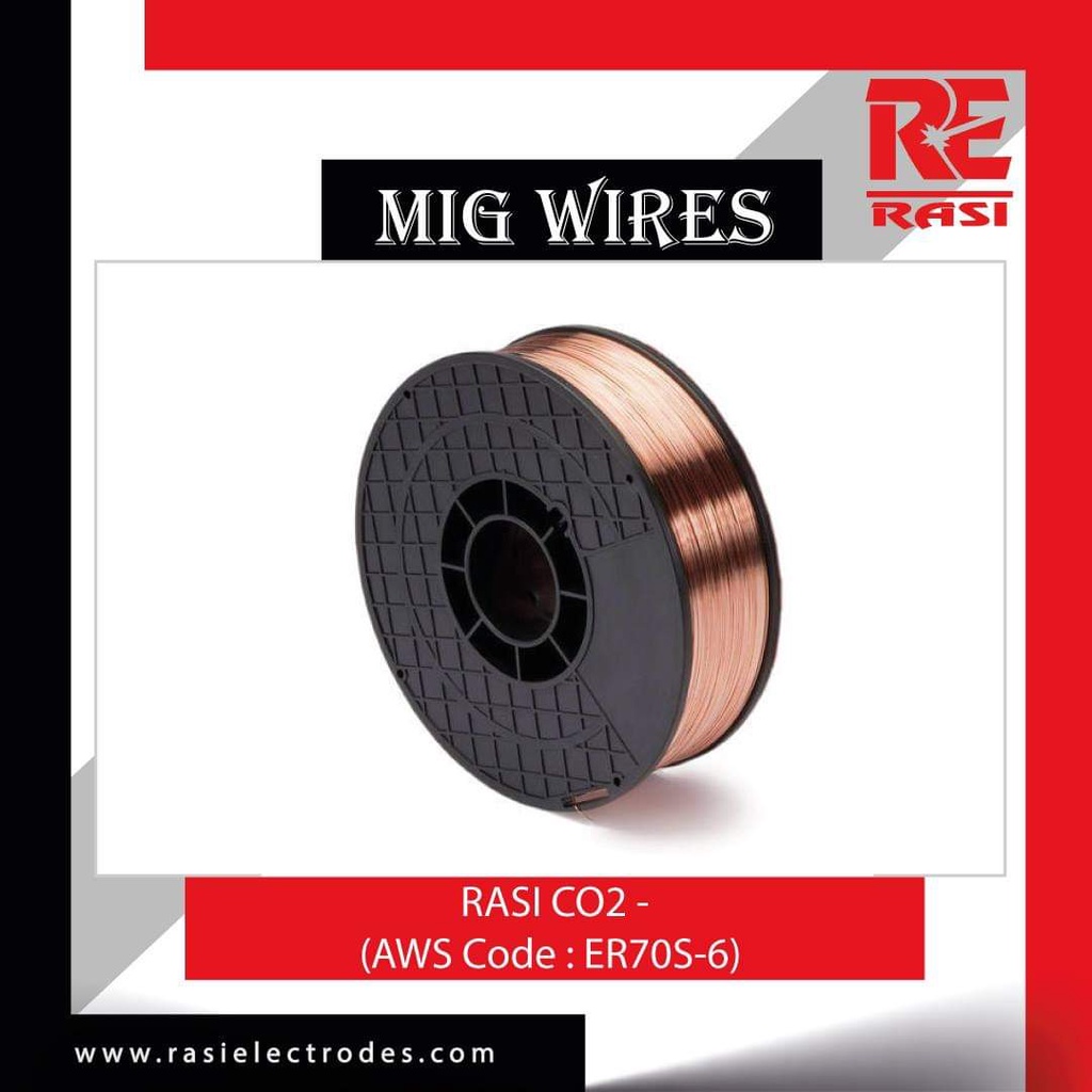 Dây hàn MIG CO² Cuộn 5kg 0.8/1.0mm có dùng khí