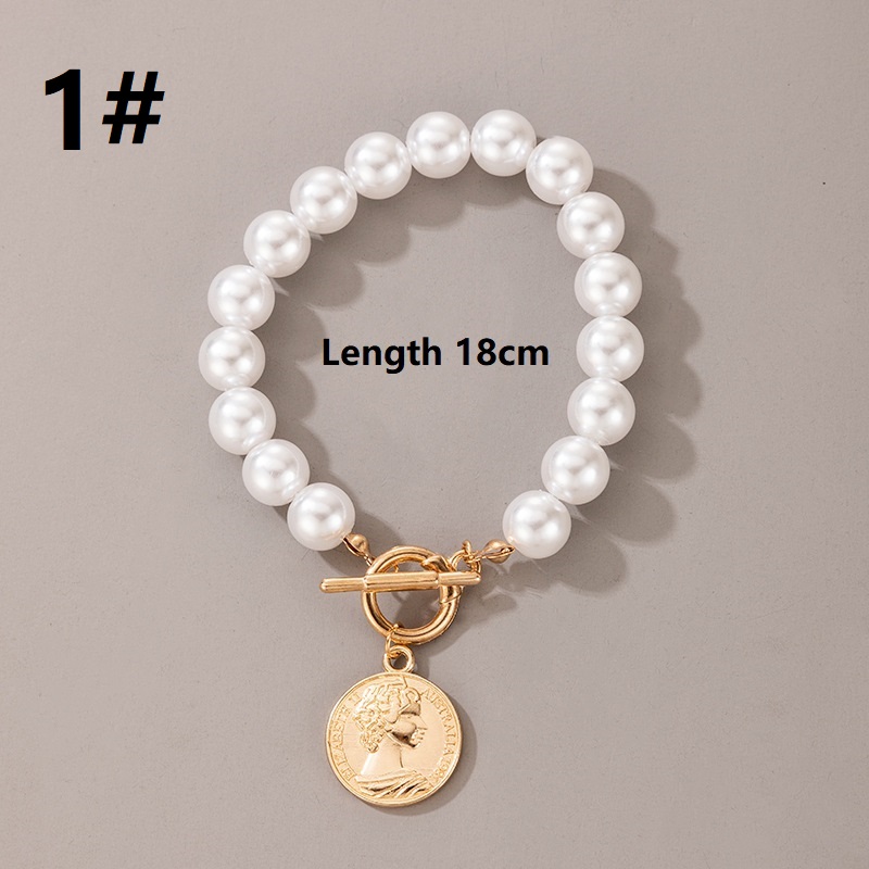 Vòng cổ choker chuỗi hạt ngọc trai phong cách retro thời trang cho nữ