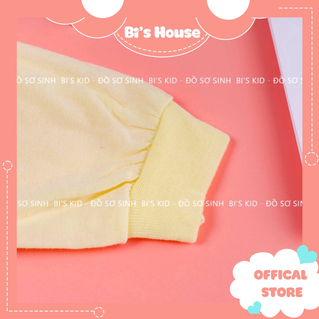 Quần chục dài sơ sinh in mông cotton mềm thấm hút mồ hôi cho bé