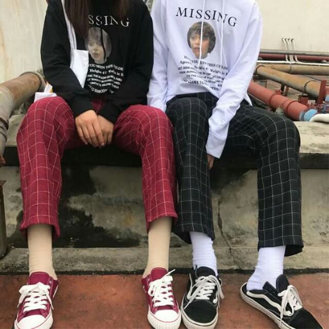 PLAID PANTS - CARO ĐEN - CARO ĐỎ - SỌC VUÔNG