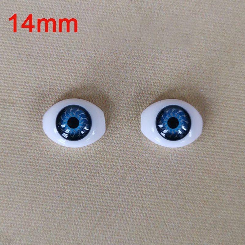 Mắt 3D 10mm 14mm 16mm Tỉ Lệ 1/6 1/4 1/3 Cho Búp Bê