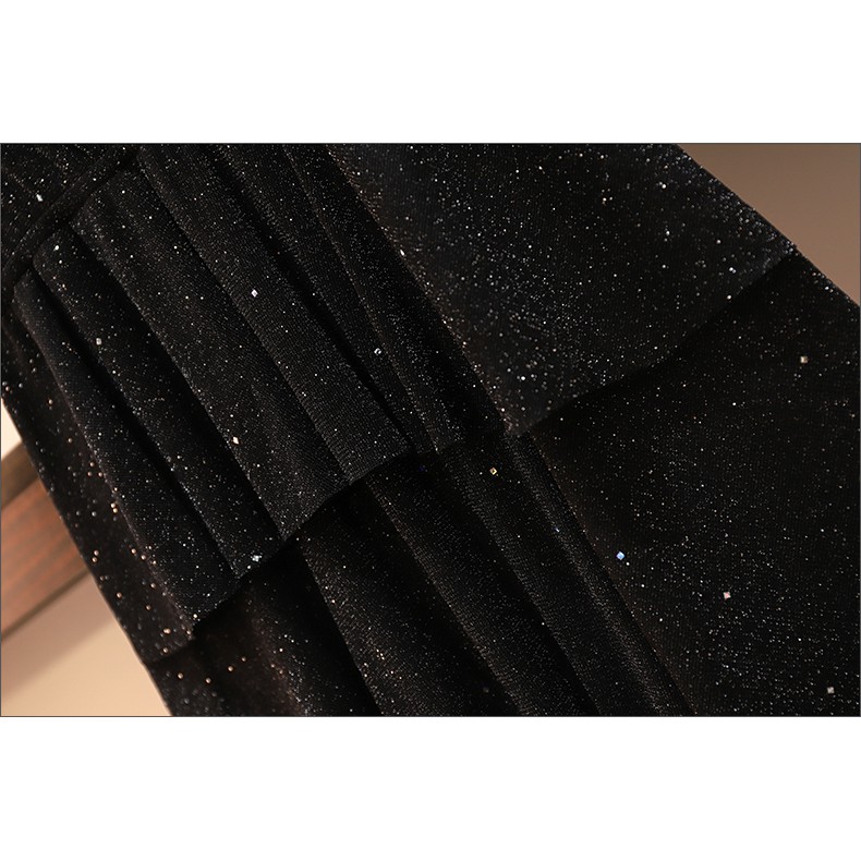 🌸Hàng Order🌸 Váy Bigsize Cổ V Xếp Ly Tầng Lấp Lánh Trẻ Trung🌸Hàng Quảng Châu | BigBuy360 - bigbuy360.vn