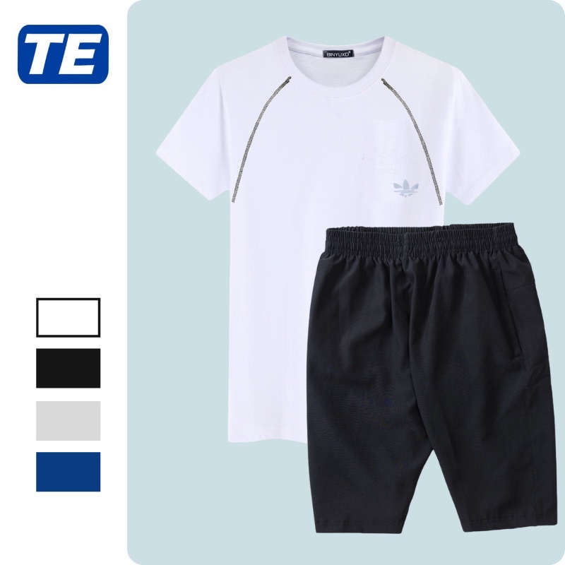 Bộ thể thao nam nữ thun lạnh co giãn 4 chiều TEHE STORE Bộ tập gym nam