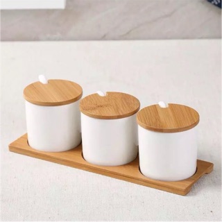 Bộ ba hũ đựng gia vị
