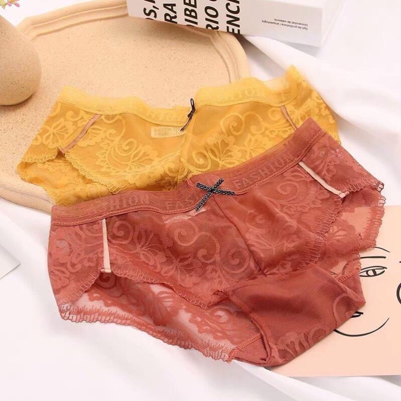Quần Lót Ren Cao Cấp Mềm Mại Phối Nơ Kháng Khuẩn Sexy Gợi Cảm ❤️ 2248 - LADY