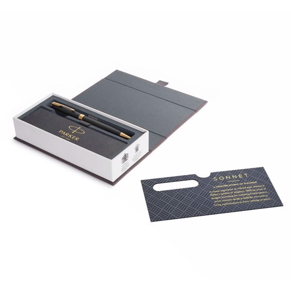 [Chính Hãng] Bút Bi Ký Cao Cấp Parker Sonnet Đ-Matte Black Nét 1.0mm (Hàng Nhập Khẩu Pháp)