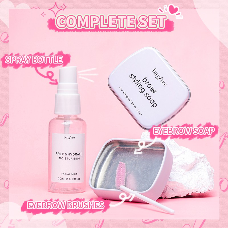 Set 5 Món Xà Phòng Tạo Hình Chân Mày 3D Bayfree Cao Cấp 30g | BigBuy360 - bigbuy360.vn