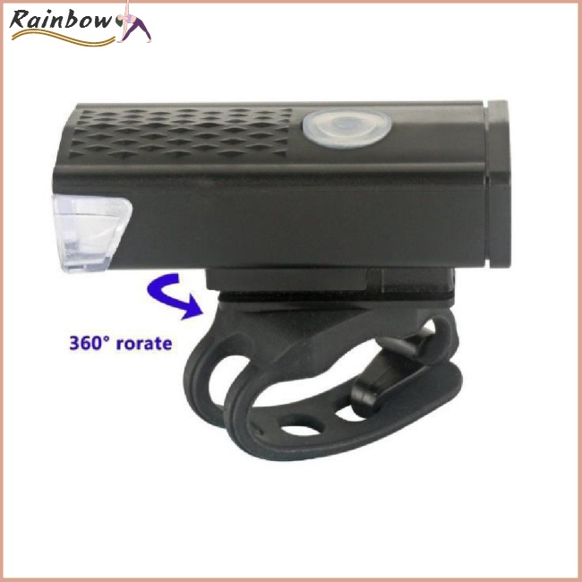 Bộ Đèn Pha LED USB Có Thể Sạc Lại Gắn Phía Trước Và Sau Lưng Xe Đạp