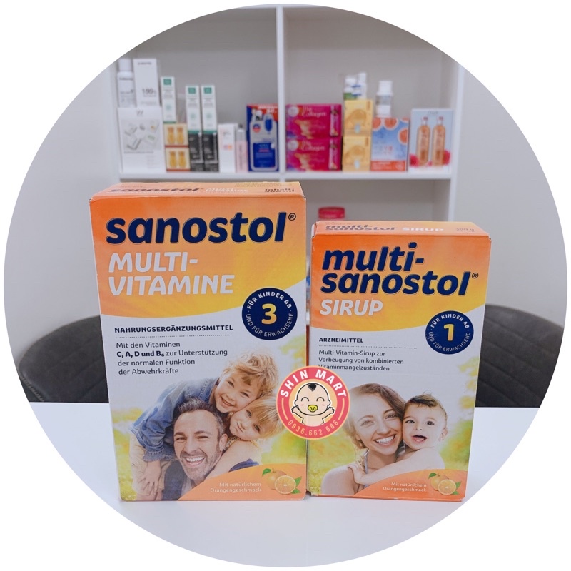 {Mẫu mới}Sanostol nội địa đức- Vitamin tăng đề kháng cho bé