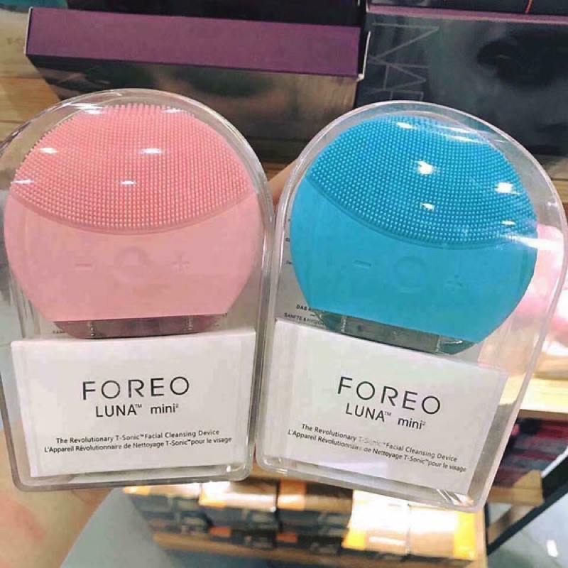 Máy rửa mặt FOREO LUNA MINI 2, Máy rung CẦM TAY làm sạch SÂU DƯỚI da mặt, xe khít lỗ chân lông