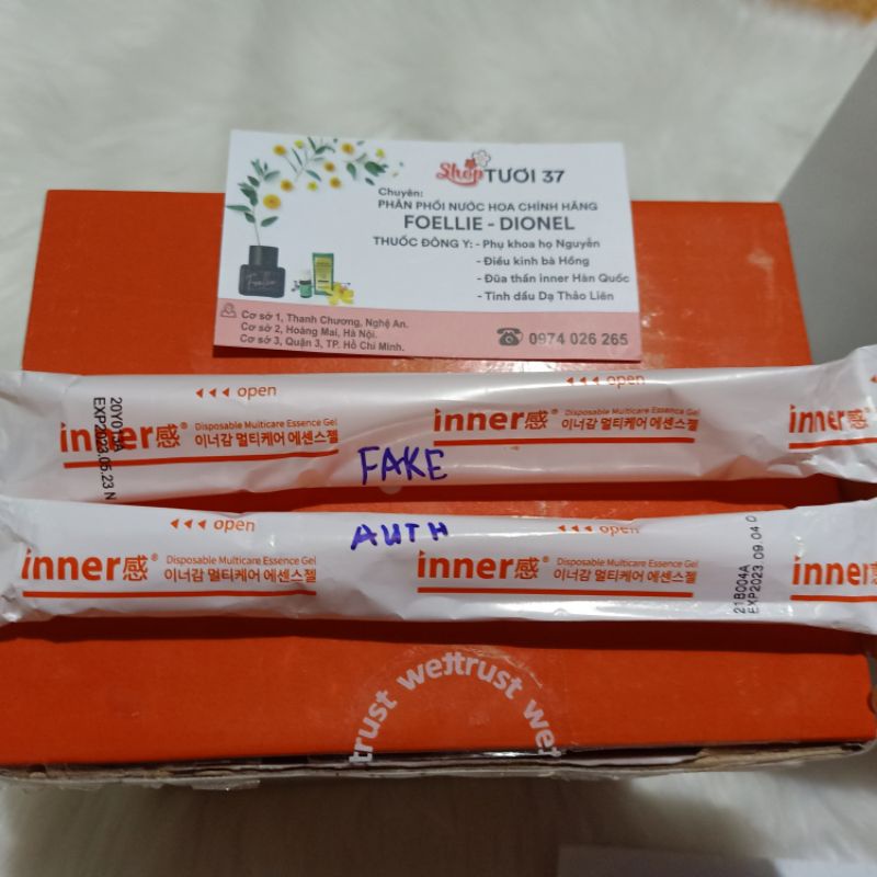 Nguyên hộp Đũa thần Inner Chính hãng _ Đũa thần Thánh inner_ INNER gel chính hãng