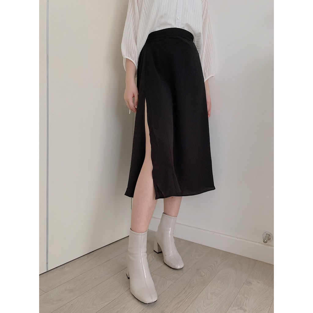 chân váy midi voan xẻ 0204 TKC06 1994closet