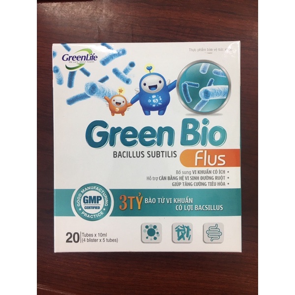 Men vi sinh hộp 20 ống Green Bio Plus