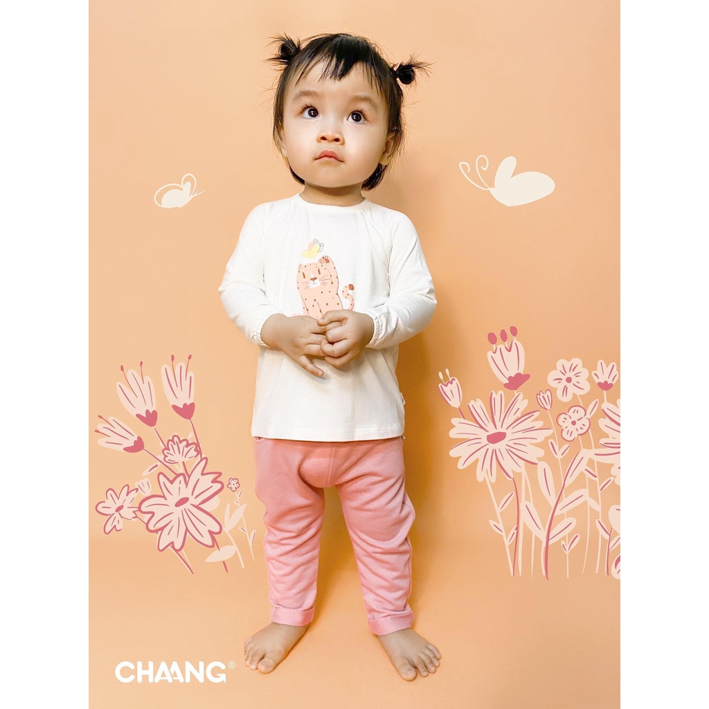 [Chính Hãng] Áo dài tay trẻ em chất liệu cotton mềm mại họa tiết Jungle Chaang