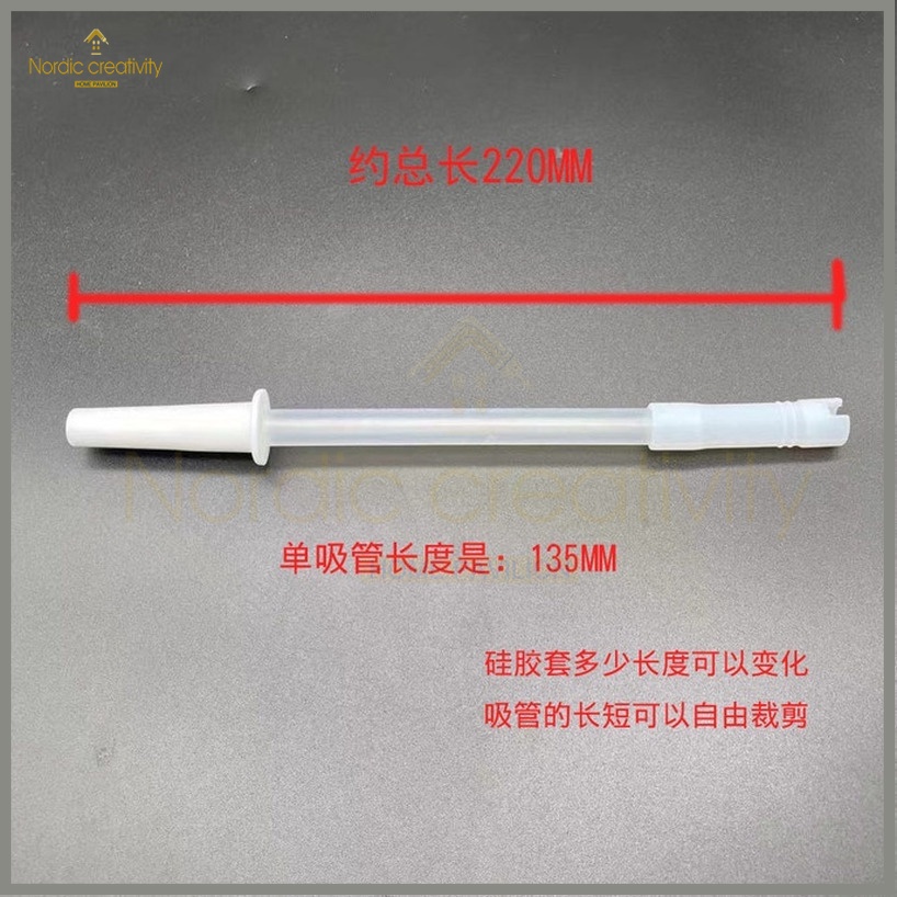 Ống Hút Bằng Silicone Dung Tích 1.3L / 2L 600ml  Ống Hút Thay Thế Cho Bình Nước Tiện Dụng Tương thích với tất cả các chai nước có ống hút