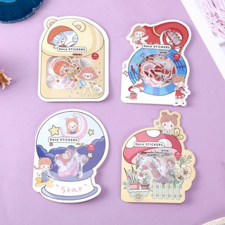 Set 40 sticker deco trang trí cô gái dễ thương