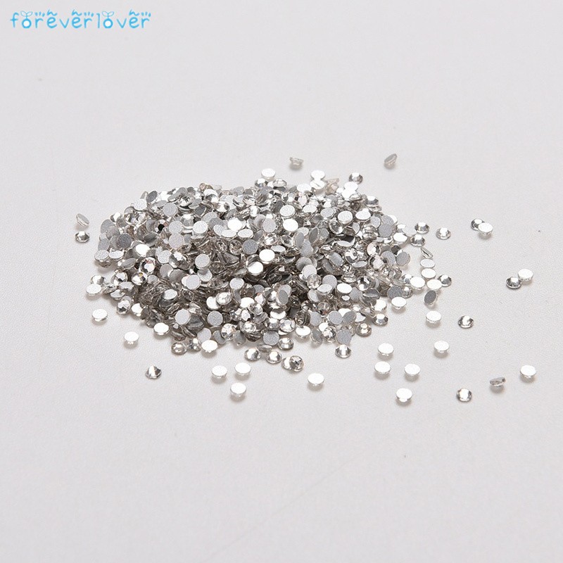 Hộp 1440 hạt kim cương giả trang trí móng tay 1.6mm / 2mm