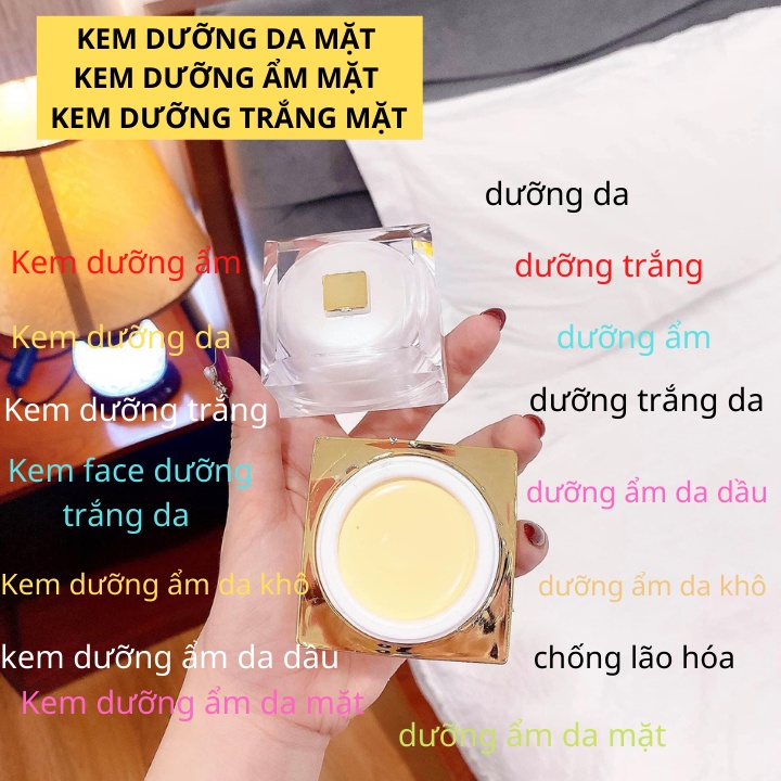 Kem Dưỡng Trắng Da Mặt Dưỡng Ẩm Da Dầu Da Khô Face Dưỡng Trắng Da Queenieskin Dưỡng Da Mặt Chống Lão Hóa